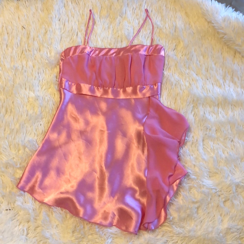Super flattering pink top!